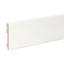 GoodHome White MDF Skirting board (L)2.2m (W)100mm (T)16mm 1.73kg
