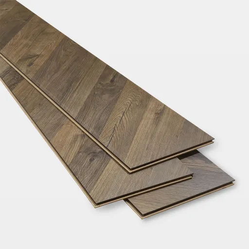 GoodHome Helston Natural Dark oak effect Laminate Flooring, 2.7m² Pack of 8