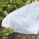 Verve White Plastic Fleece, (L)2m (W)1m