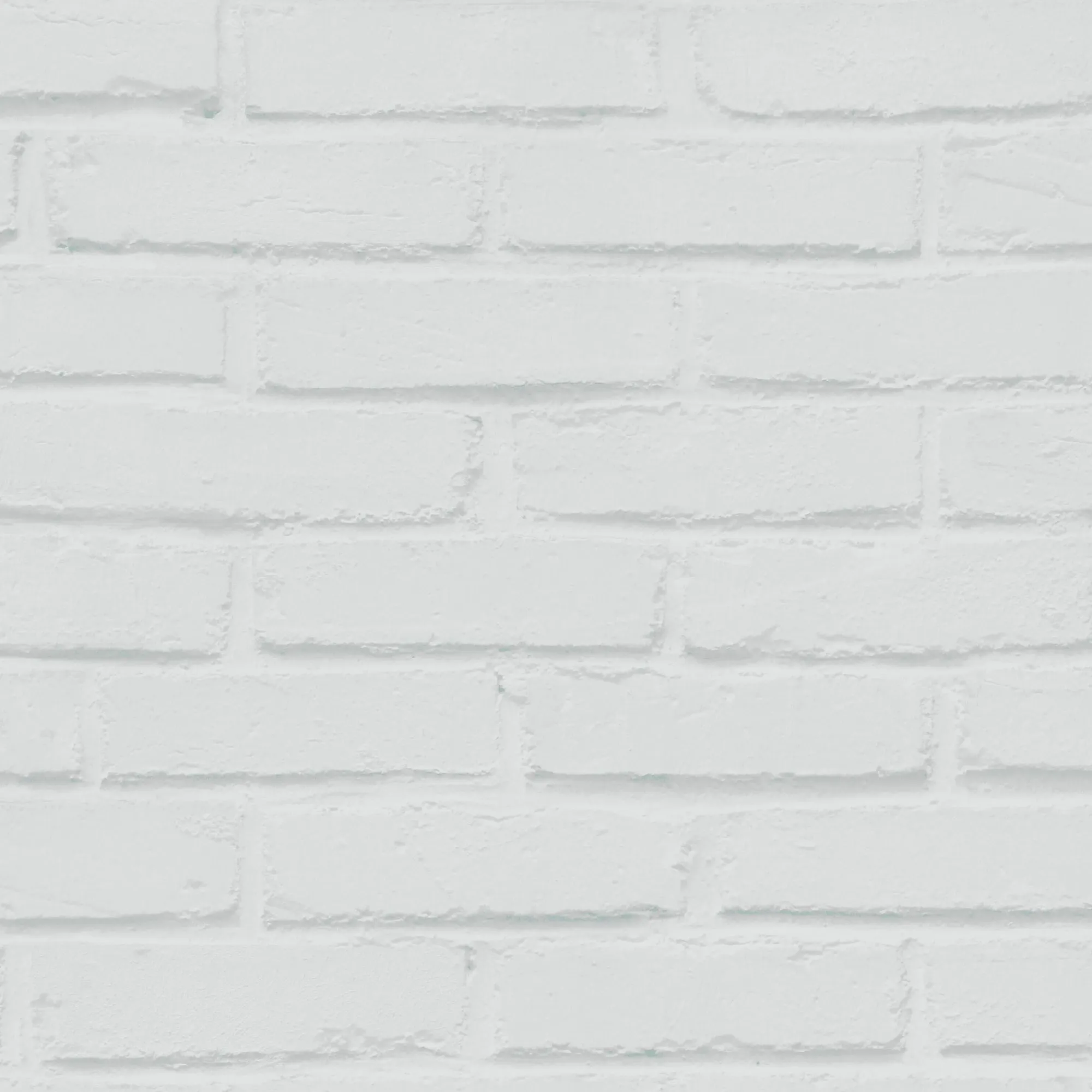 GoodHome Luynes White Brick Textured Wallpaper