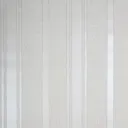 GoodHome Solfia White Striped Glitter effect Textured Wallpaper