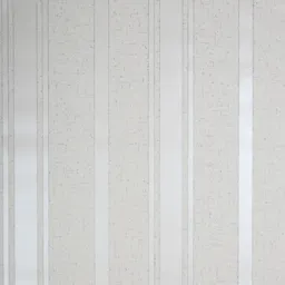 GoodHome Solfia White Striped Glitter effect Textured Wallpaper
