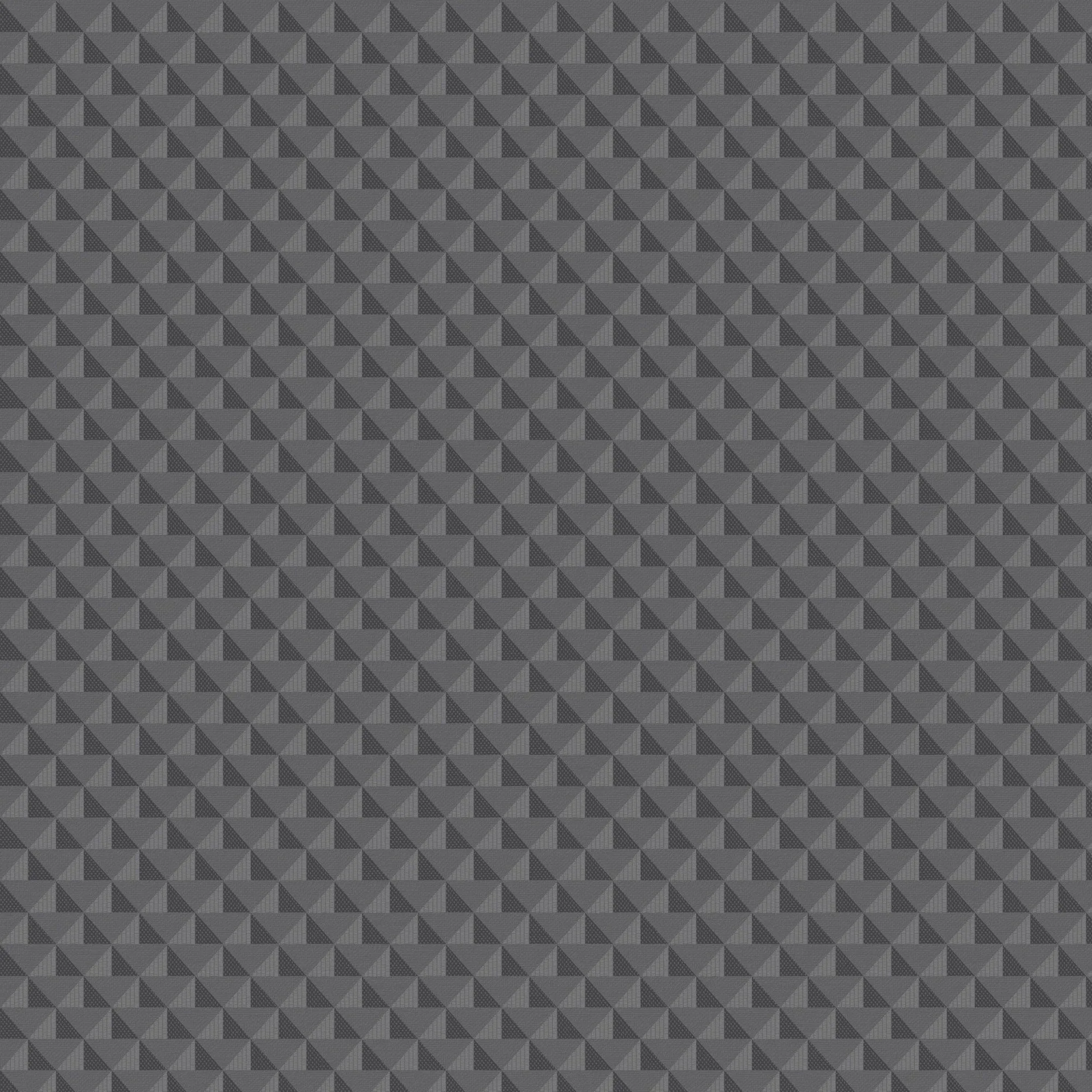 GoodHome Lyrata Black Graphic 3D effect Textured Wallpaper