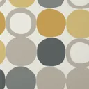 GoodHome Lymani Yellow Dot Textured Wallpaper