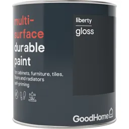 GoodHome Durable Liberty Gloss Multi-surface paint, 750ml