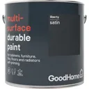 GoodHome Durable Liberty Satin Multi-surface paint, 2L