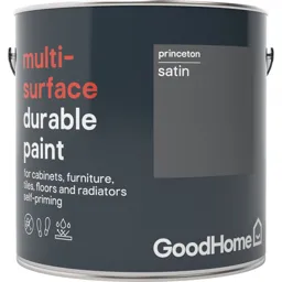 GoodHome Durable Princeton Satin Multi-surface paint, 2L