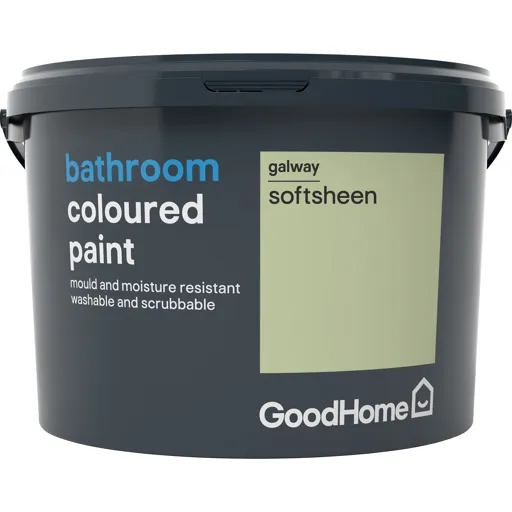 GoodHome Bathroom Galway Soft sheen Emulsion paint 2.5L