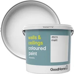 GoodHome Walls & ceilings Alberta Matt Emulsion paint, 5L