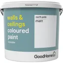 GoodHome Walls & ceilings North pole Matt Emulsion paint, 5L