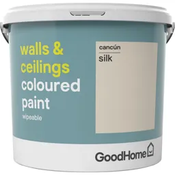 GoodHome Walls & ceilings Cancun Silk Emulsion paint, 5L