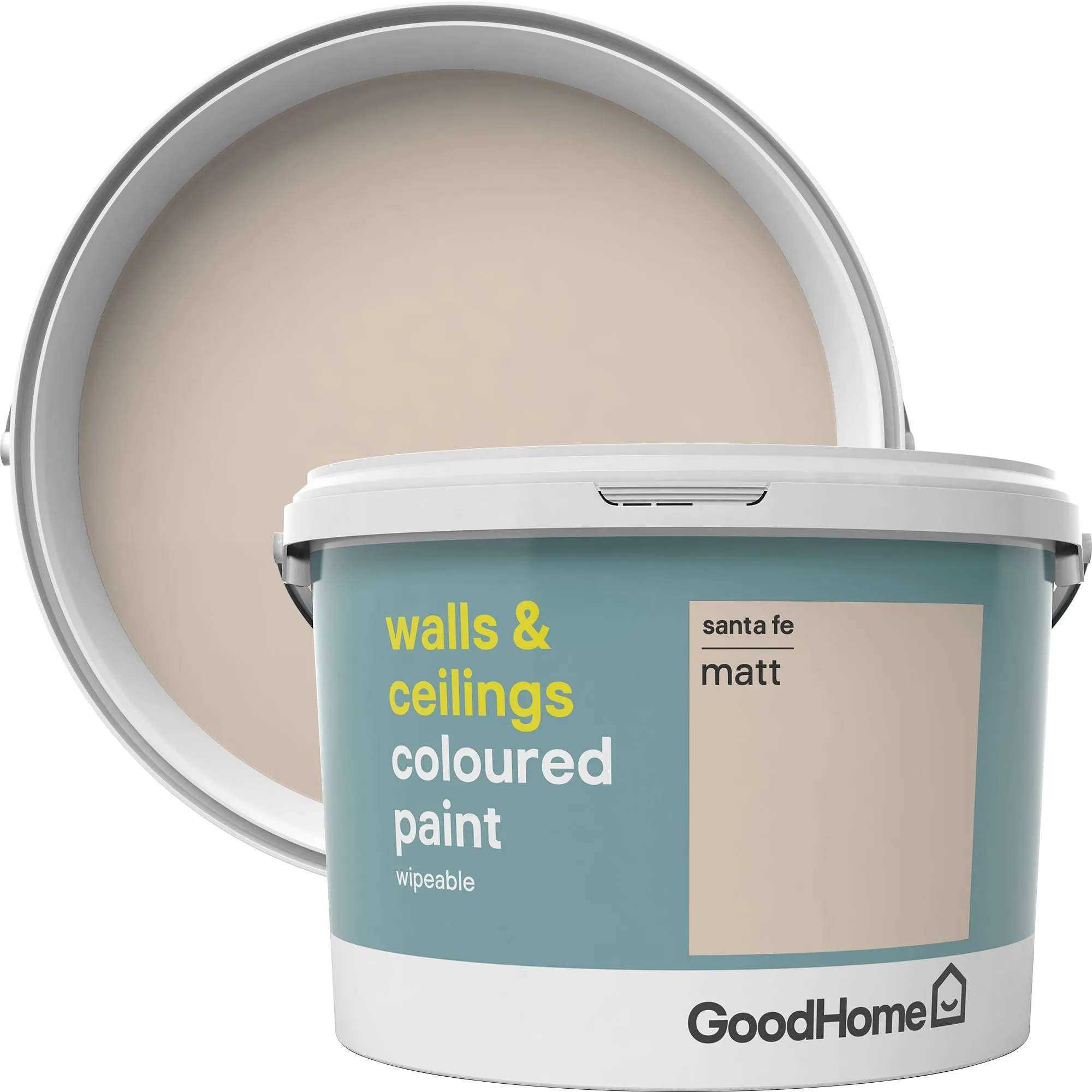 GoodHome Walls & ceilings Santa fe Matt Emulsion paint, 2.5L