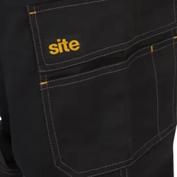 Site Fox Black Men's Trousers, W36" L32"