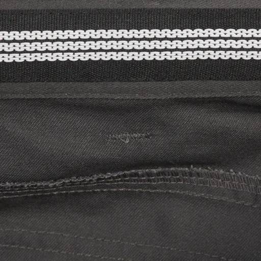 Site Jackal Black & grey Men's Trousers, W30" L32"