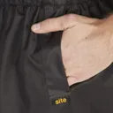 Site Black Waterproof Trousers X Large