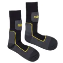 Site Black & grey Socks Size 7-11, 3 Pairs