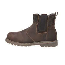 Site Brown Mudguard Dealer boots, Size 10