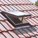 Site Anthracite Aluminium alloy LH Side hung Skylight, (H)600mm (W)470mm
