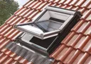 Site Premium Anthracite Aluminium alloy Centre pivot Roof window, (H)1180mm (W)1140mm