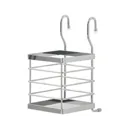 GoodHome Datil Chrome-plated Silver effect Wall organiser utensil holder, (H)225mm (W)115mm