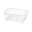 GoodHome Datil Steel Chrome effect Wire basket, (W)355mm