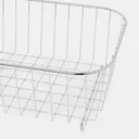 GoodHome Datil Steel Chrome effect Wire basket, (W)355mm