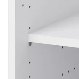 GoodHome Caraway White Base cabinet, (W)400mm