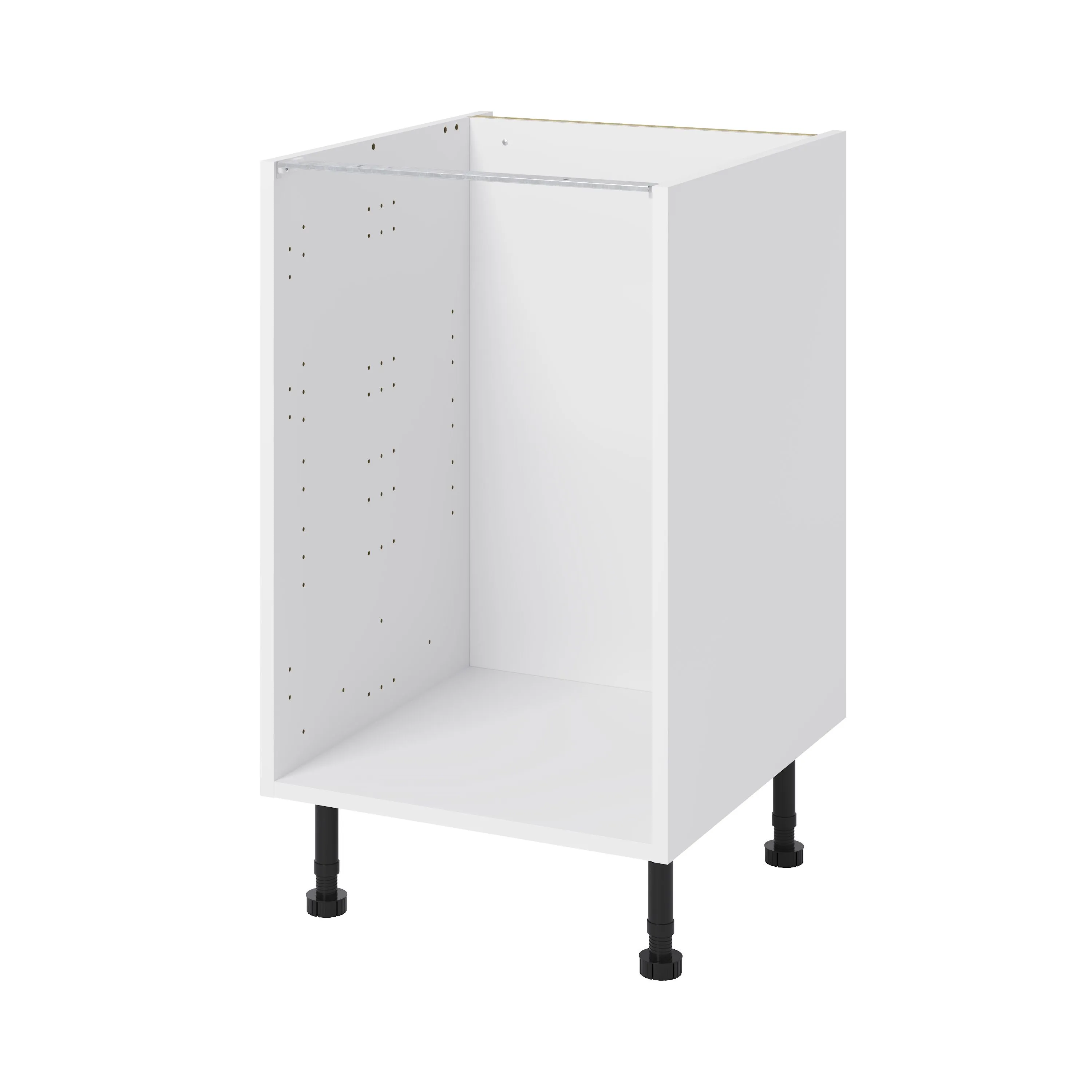 GoodHome Caraway White Base cabinet, (W)500mm
