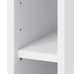 GoodHome Caraway Matt White Tall Wall cabinet, (W)150mm