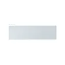 GoodHome Cicely 2 tier Transparent Non-magnetic Polyethylene (PE) & tempered glass Shelf (L)958.5mm, Pack of 2