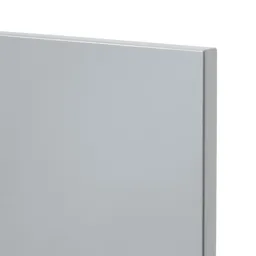 GoodHome Alisma High gloss grey slab Drawer front (W)500mm, Pack of 3