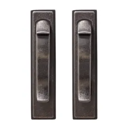 GoodHome Toum Silver Pewter effect Cabinet Handle (L)26mm, Pack of 2