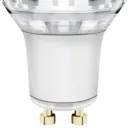 Diall GU10 4.5W 345lm Reflector Warm white LED Light bulb, Pack of 3