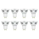 Diall GU10 4.5W 345lm Reflector Neutral white LED Light bulb, Pack of 8