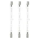 Diall R7s 400W Linear Warm white Halogen Dimmable Light bulb, Pack of 3