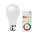 Diall B22 LED Cool white, RGB & warm white GLS Dimmable Light bulb