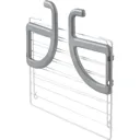 GoodHome Grey & white Radiator Airer, 7m