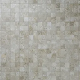 Shaded slate Beige Stone effect Porcelain Mosaic tile, (L)305mm (W)305mm