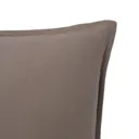 Hiva Plain Light brown Cushion (L)45cm x (W)45cm