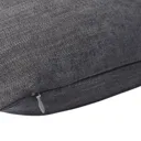 Pahea Chenille Dark grey Cushion (L)45cm x (W)45cm