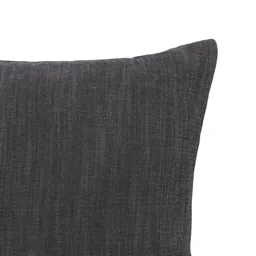 Pahea Chenille Dark grey Cushion (L)45cm x (W)45cm