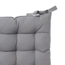 Hiva Grey Plain Seat pad