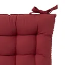 Hiva Red Plain Seat pad