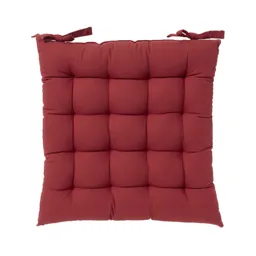 Hiva Red Plain Seat pad