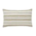 Gemme Space dyed & rug stripe Light brown Cushion (L)30cm x (W)50cm