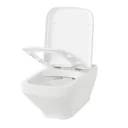 GoodHome Teesta Wall hung Rimless Toilet with Soft close seat