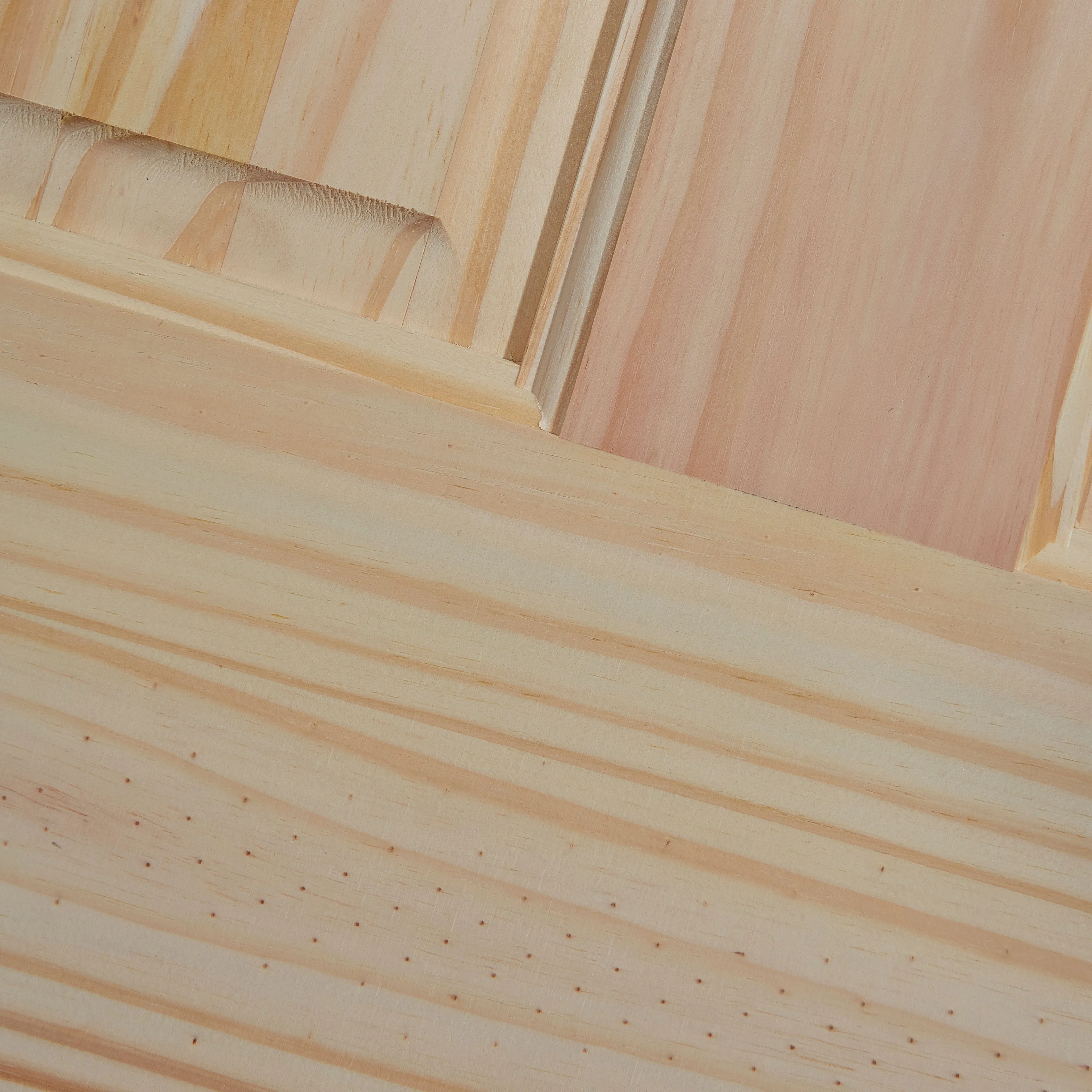 6 panel Knotty pine LH & RH Internal Door, (H)2032mm (W)813mm
