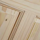4 panel Knotty pine LH & RH Internal Door, (H)2032mm (W)813mm