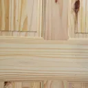 4 panel Knotty pine LH & RH Internal Door, (H)1981mm (W)610mm