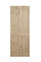 4 panel Knotty pine Internal Bi-fold Door set, (H)1946mm (W)750mm